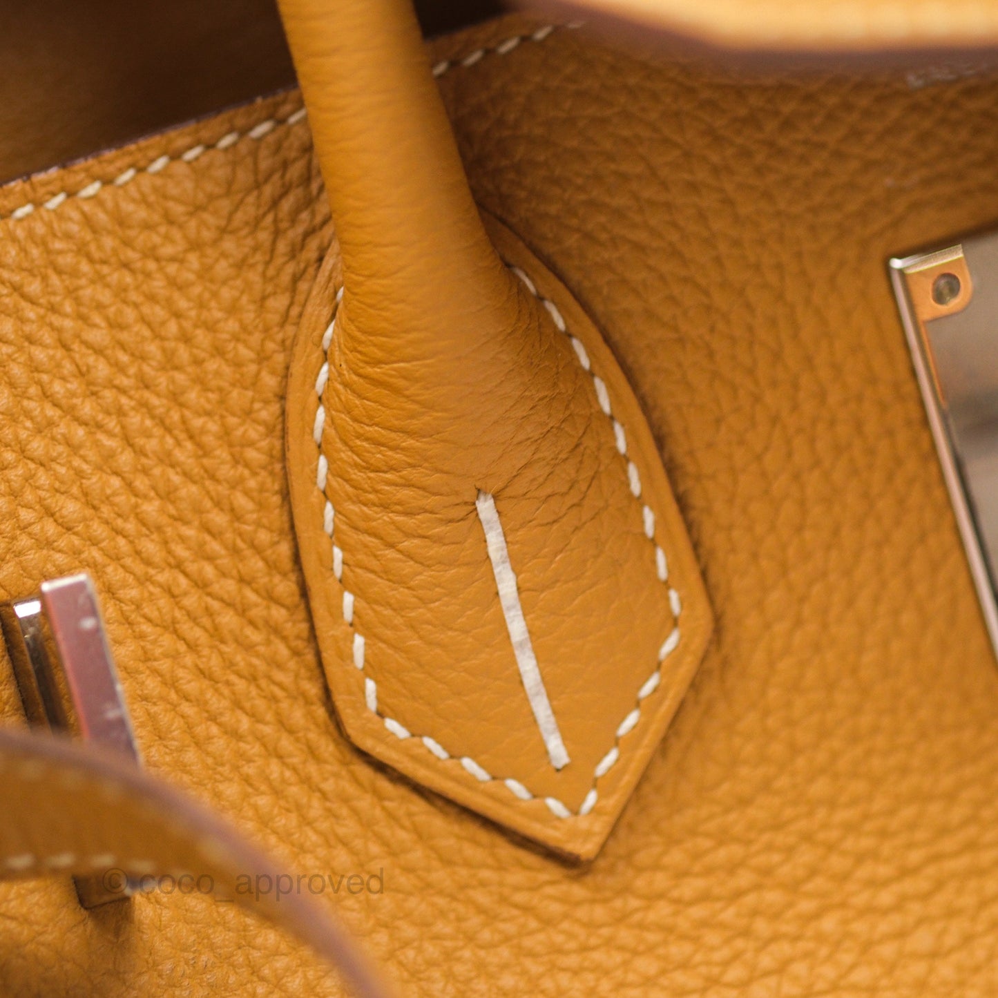 Hermès Birkin 30 Retourne Nature Sable 21 Togo Palladium Hardware