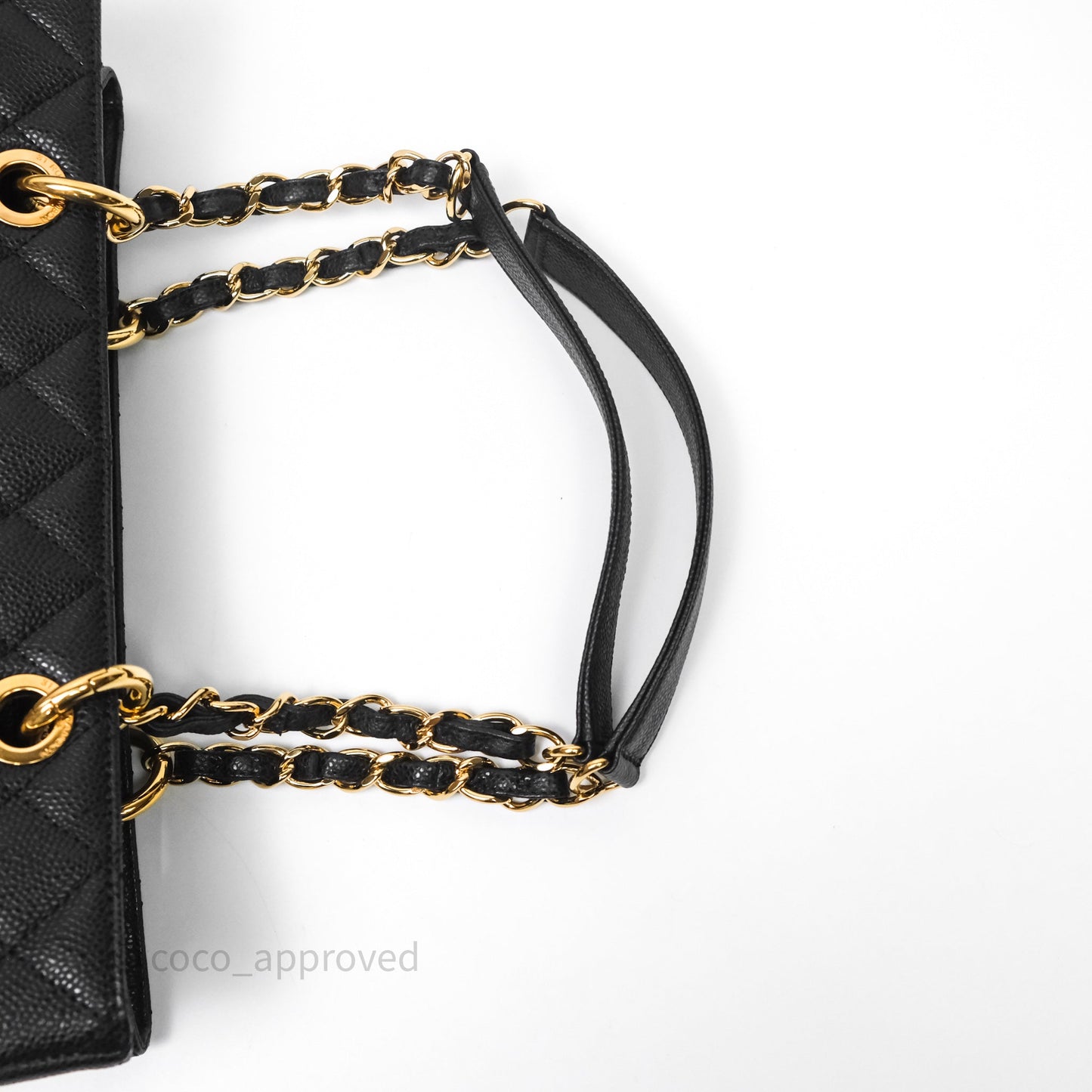 Chanel GST Black Caviar Gold Hardware