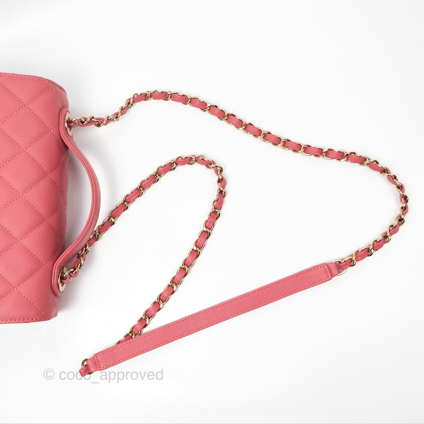 Chanel Quilted Medium Business Affinity Flap Pink Caviar Gold Hardware