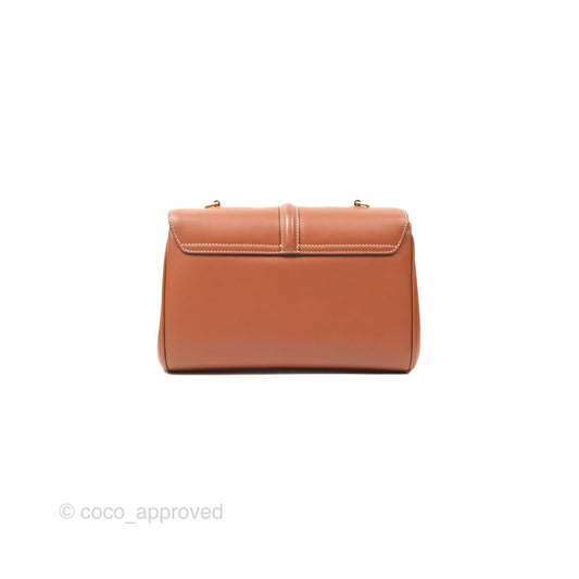 Celine Teen Soft 16 Shoulder Bag Tan Smooth Calfskin
