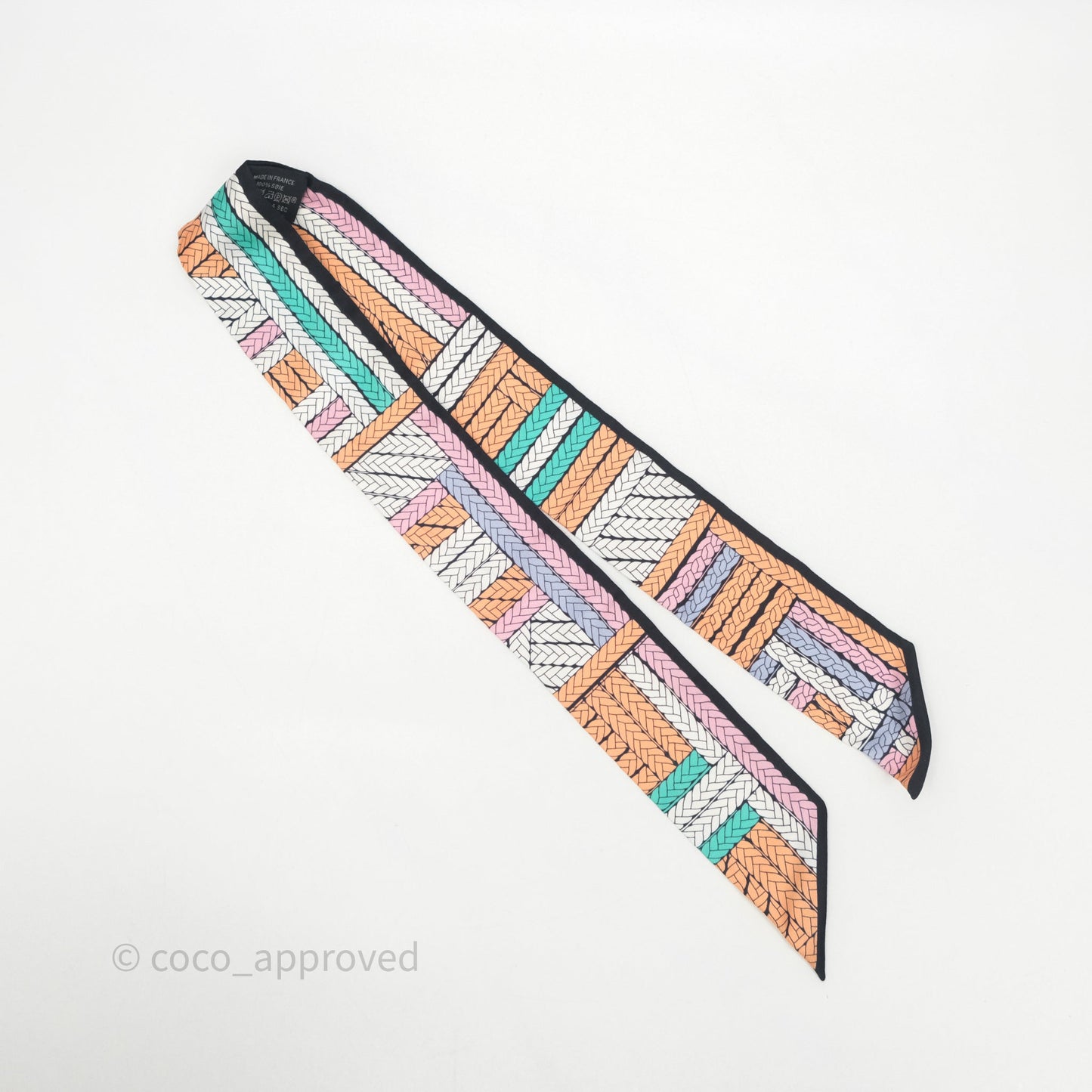 Hermès Tresses H Silk Twilly