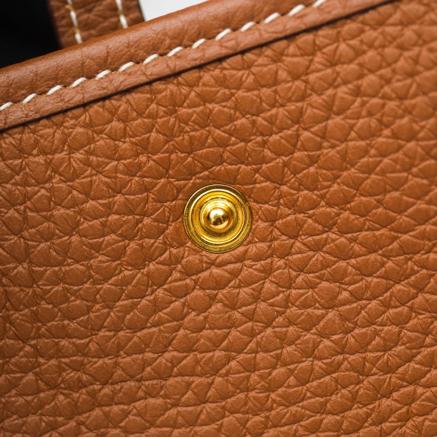 Hermès Mini Evelyne 16 Gold 37 Clemence Gold Hardware