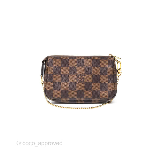 Louis Vuitton Damier Ebene Mini Pochette Accessories