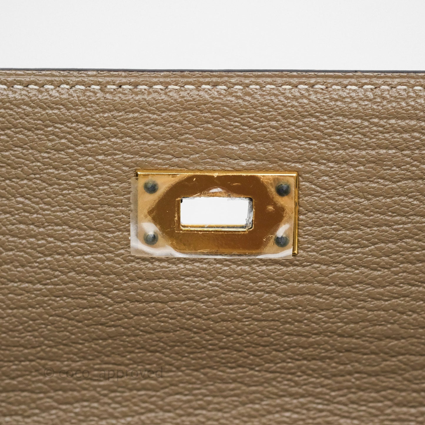 Hermès Kelly To Go Wallet Etoupe 18 Chevre Mysore Gold Hardware