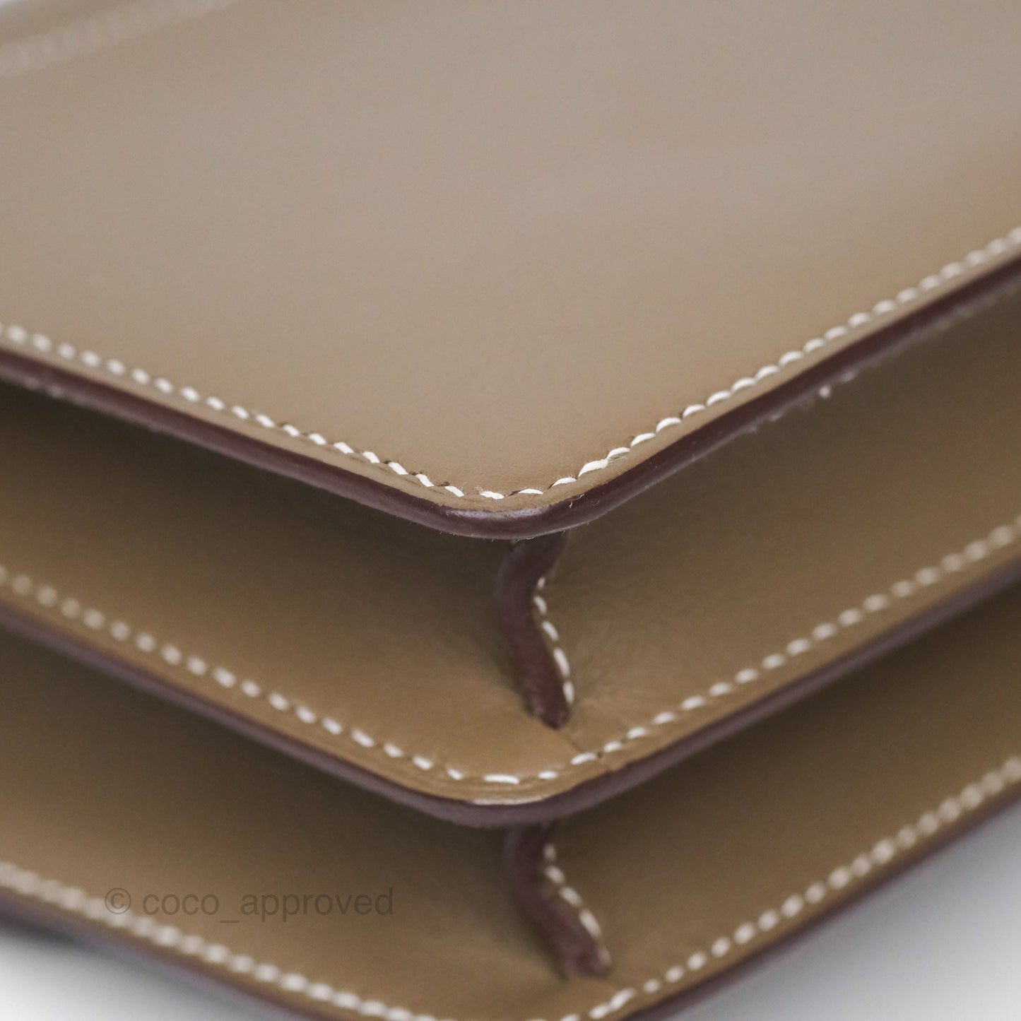 Hermès Roulis Mini 18 Etoupe 18 Swift Gold Hardware