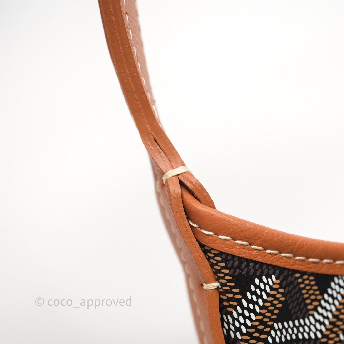 Goyard Bohème Hobo Bag Black & Tan