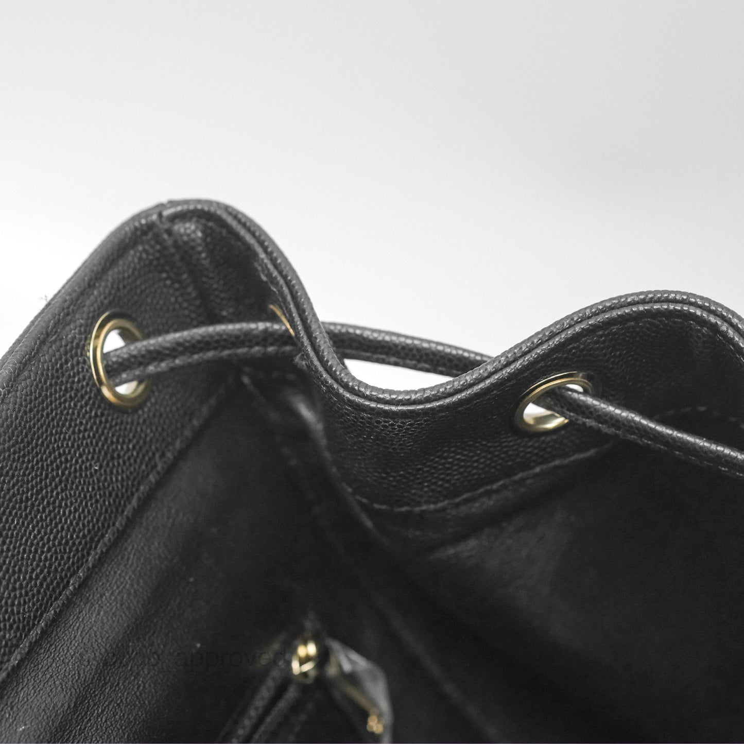 Chanel Quilted Business Affinity Backpack Black Caviar Gold Hardware
