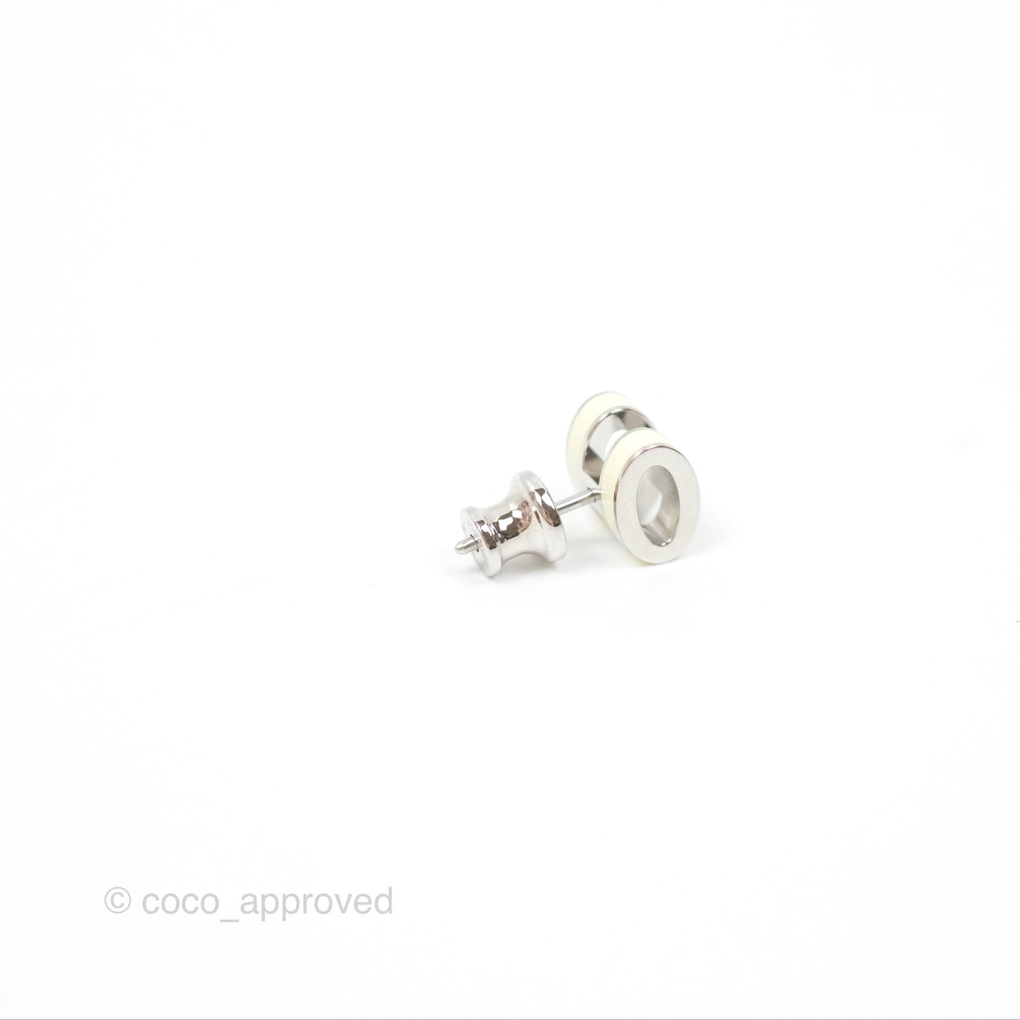 Hermès Mini Pop H Earrings Jaune Soufre Pâle