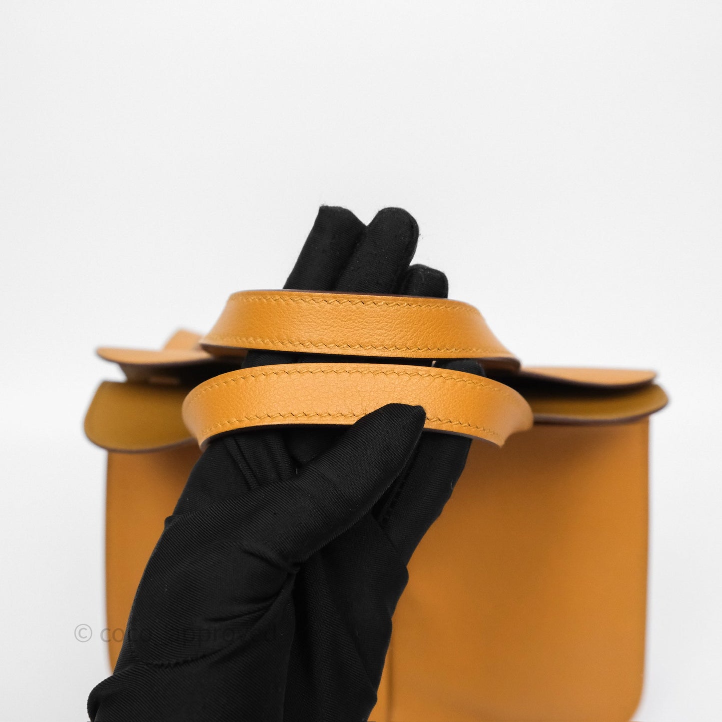 Hermès Halzan 25 Caramel 28 Evercolor Gold Hardware