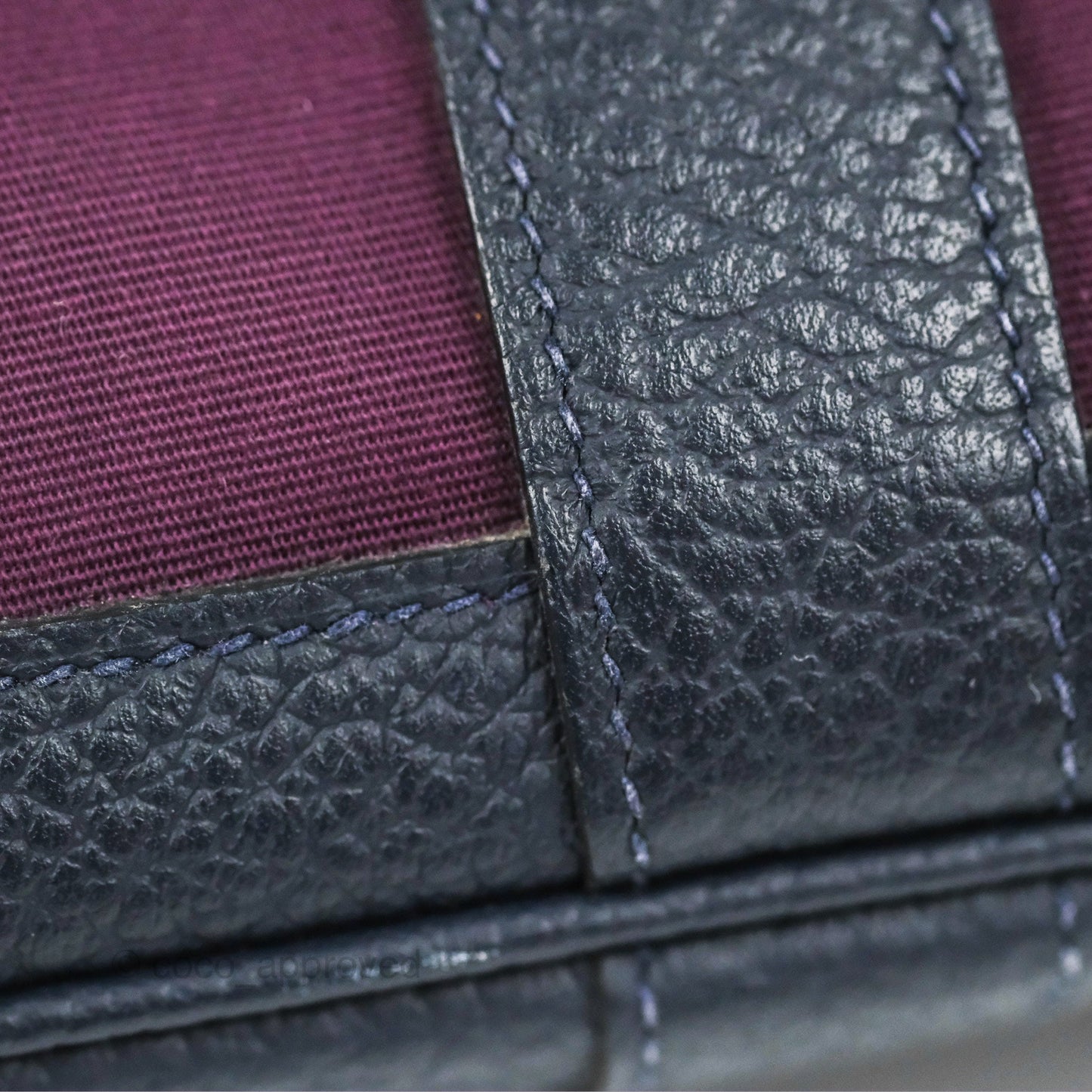 Hermes Garden Party 30 Cassis N5 / Bleu Nuit 2Z Country/Canvas