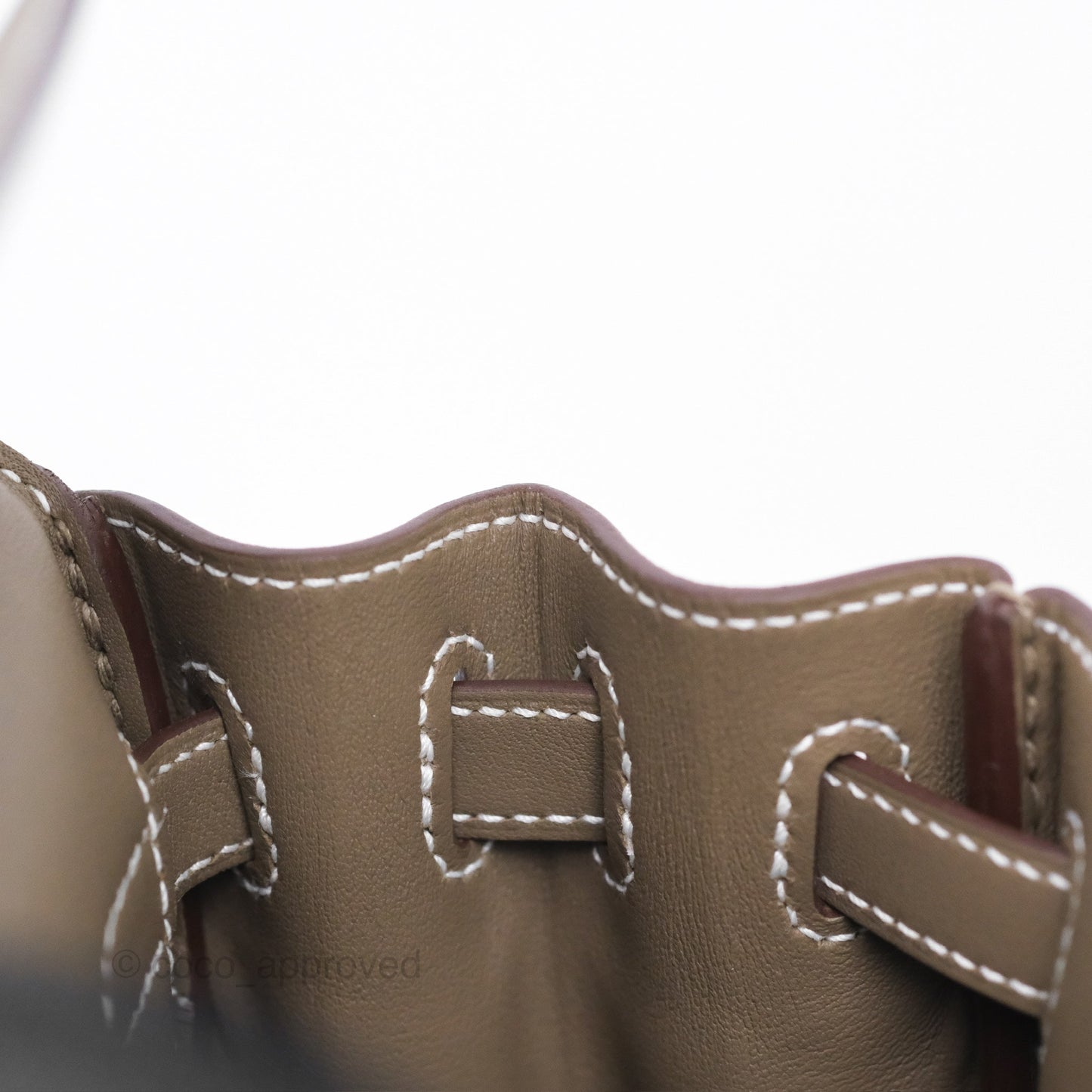 Hermès Retourne Kelly 25 Etoupe 18 Swift Gold Hardware