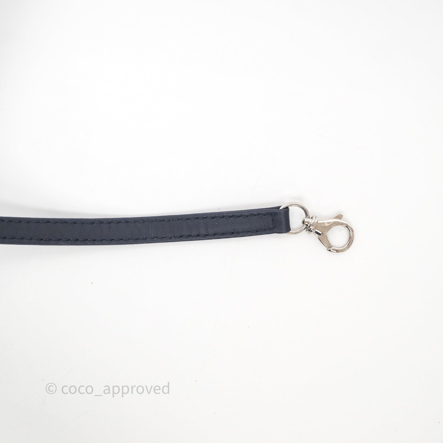 Chanel Large Deauville Navy Canvas Silver Hardware