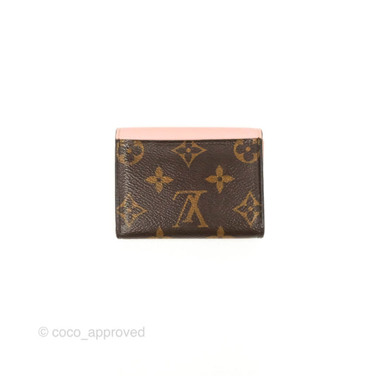 Louis Vuitton Zoé Wallet Rose Monogram Canvas
