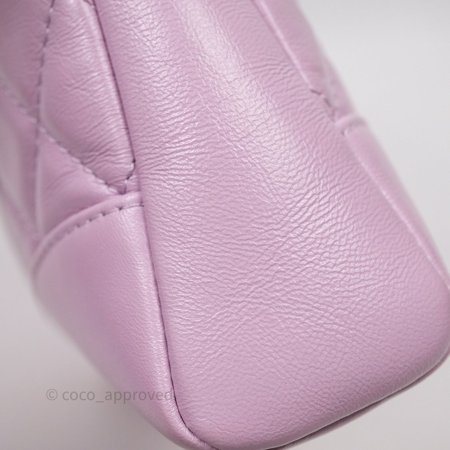 Chanel 31 Mini Lilac Shiny Lambskin Gold Hardware