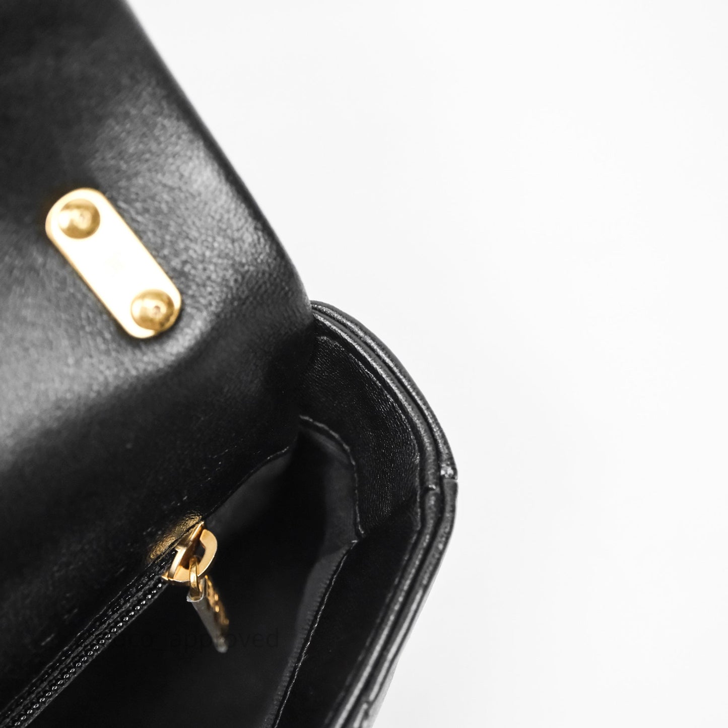 Chanel Small Funky Town Black Lambskin Aged Gold Hardware