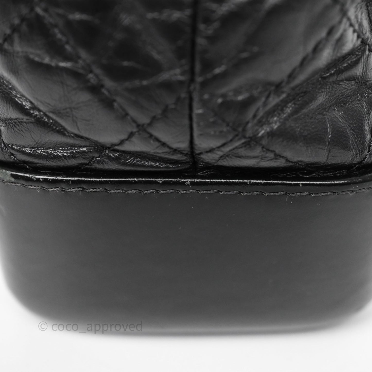 Chanel Small Gabrielle Backpack Black Aged Calfskin
