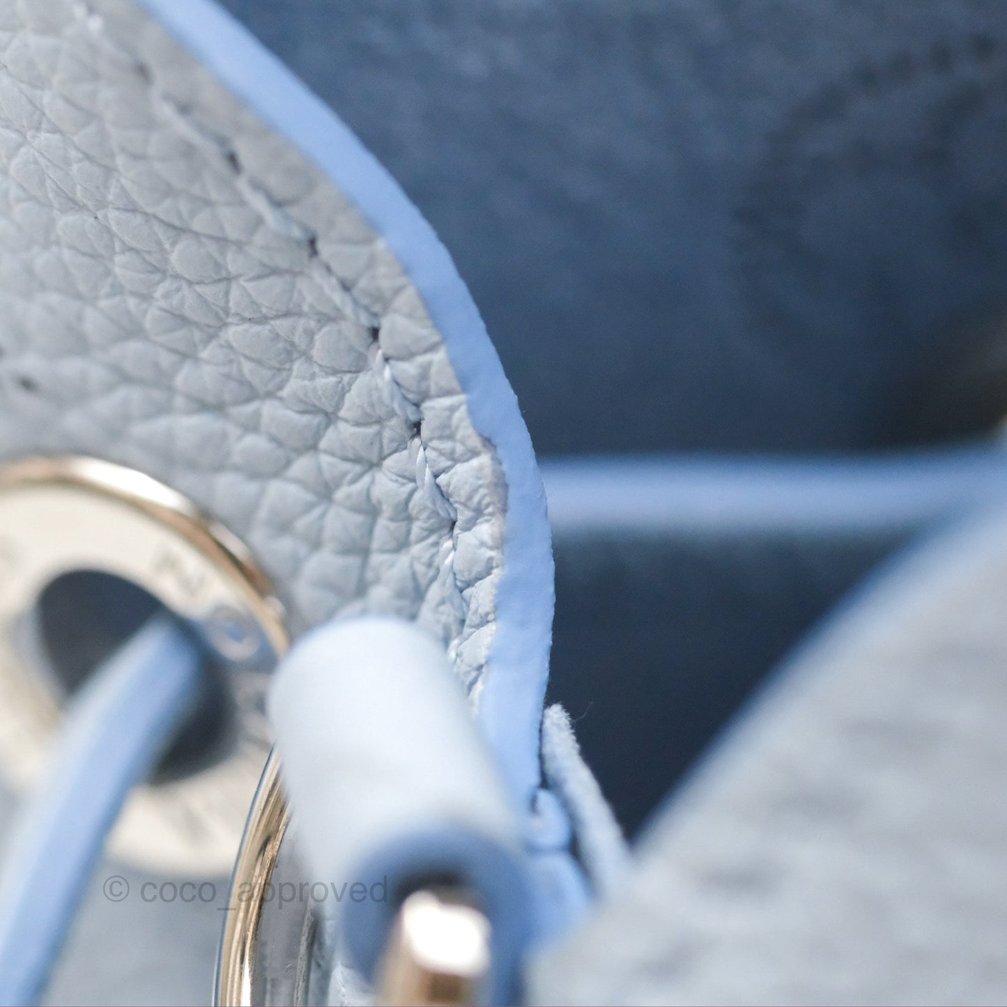Louis Vuitton Bella Blue Nuage Mahina Calfskin