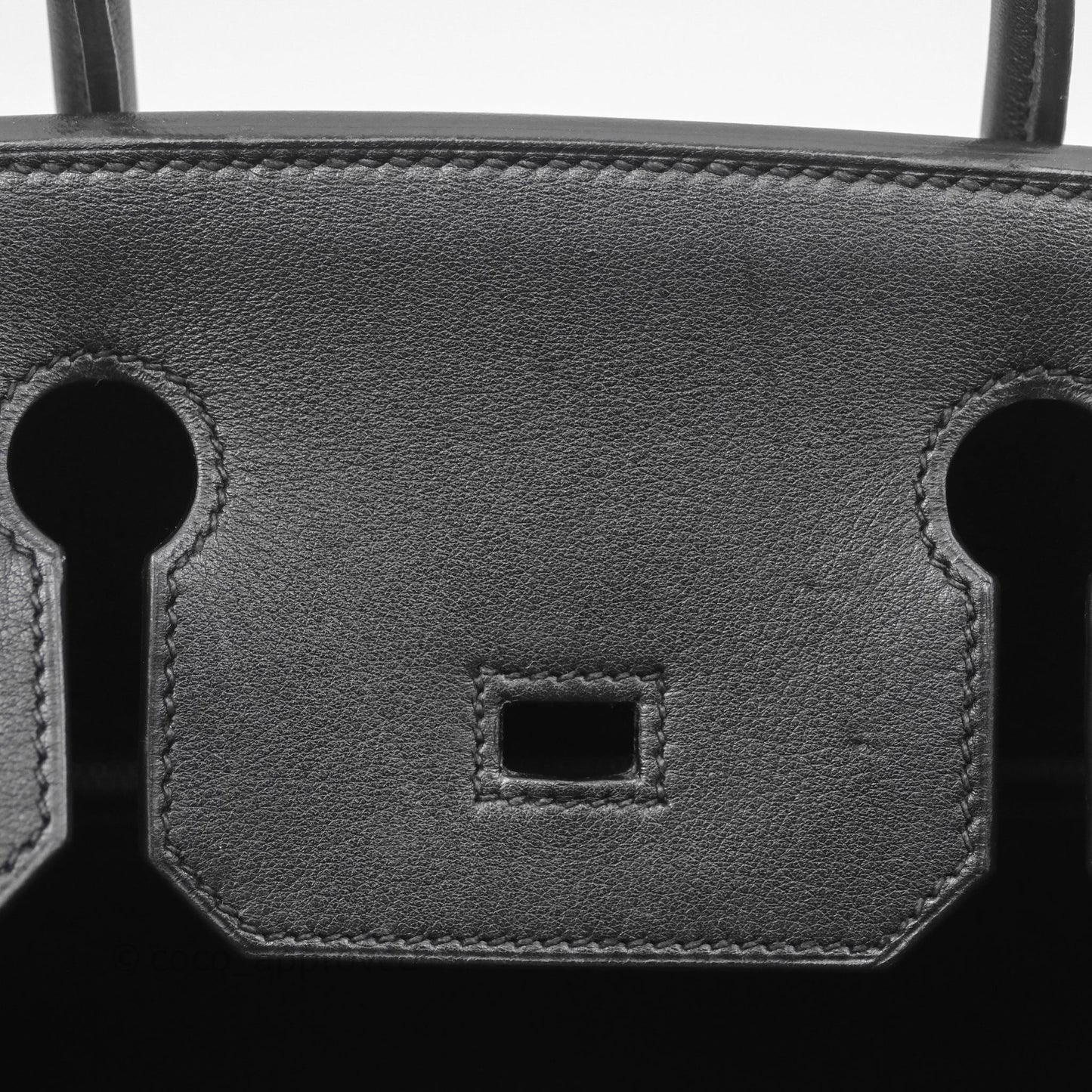 Hermès Birkin 30 Noir 89 Evergrain Palladium Hardware