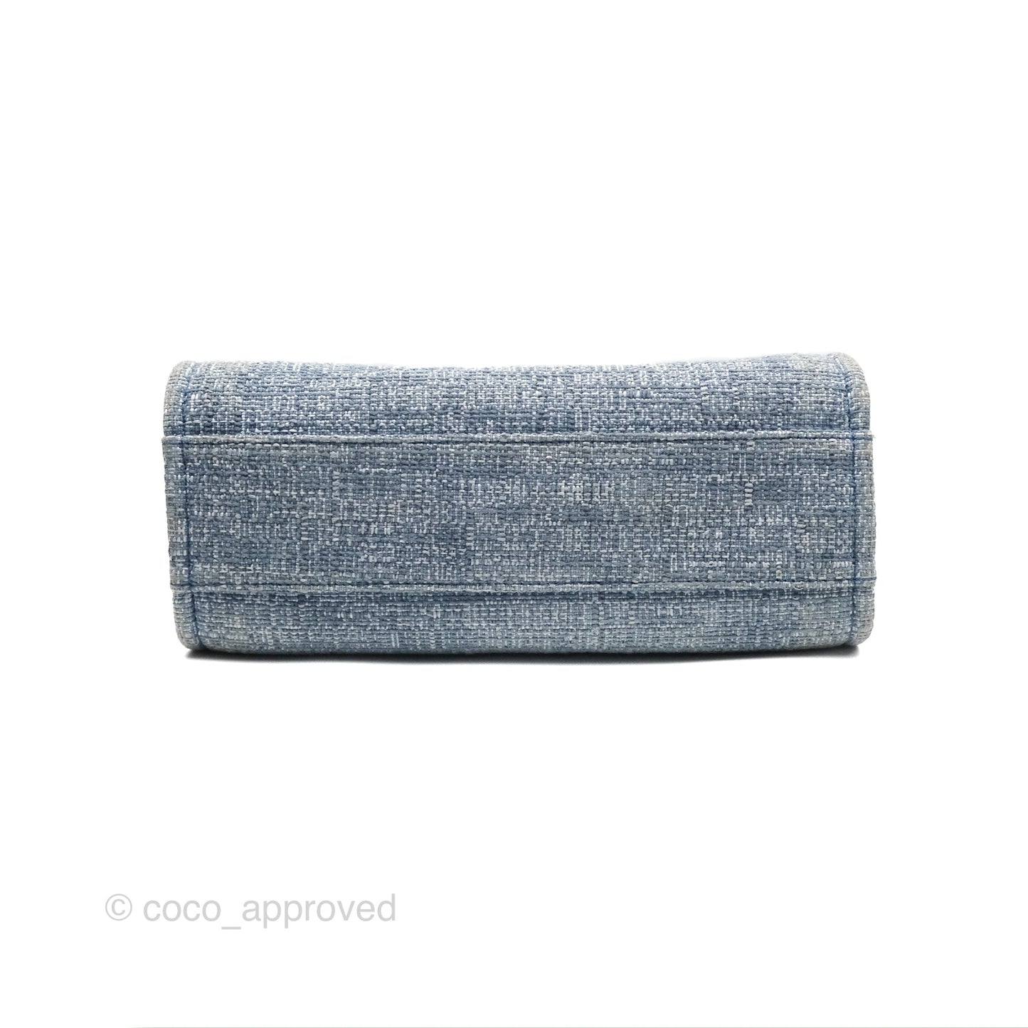 Chanel Medium Deauville Tote Blue Canvas