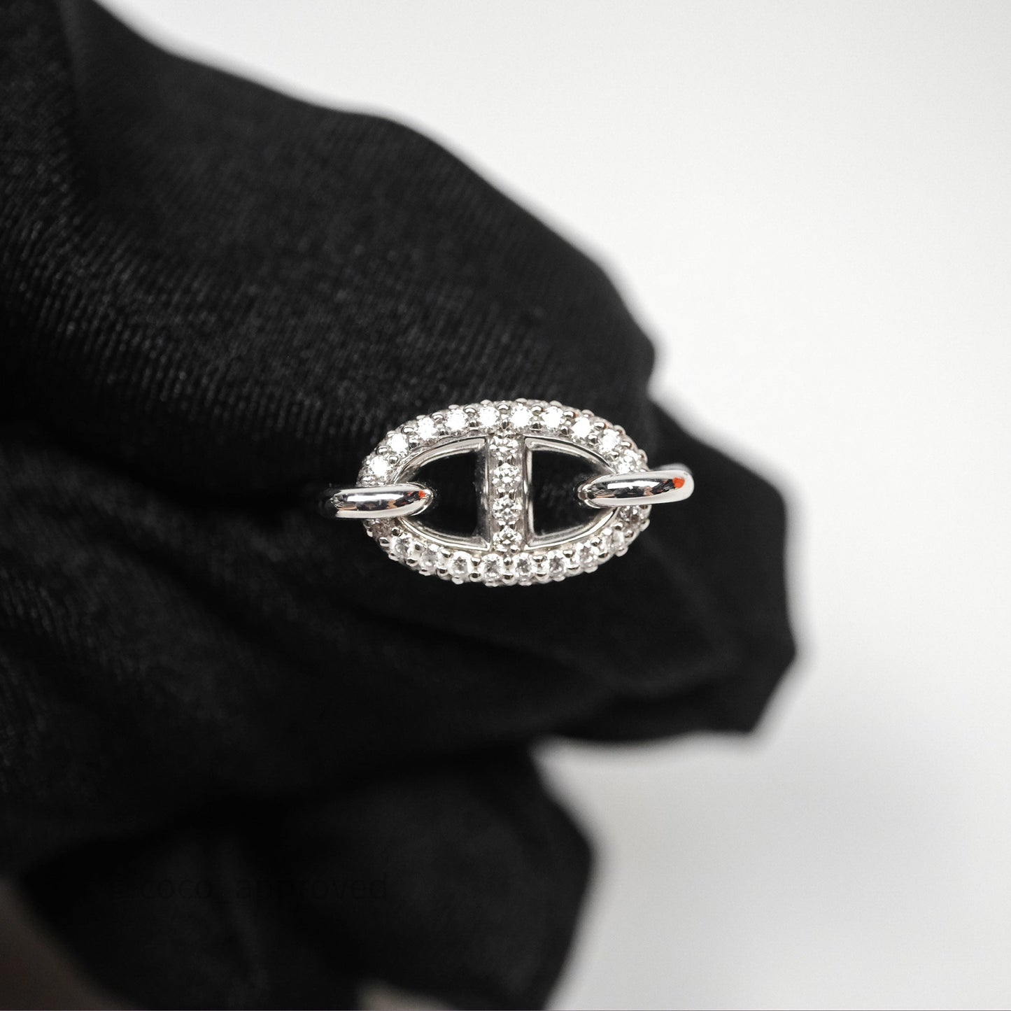 Hermès Farandole Diamonds Ring White Gold