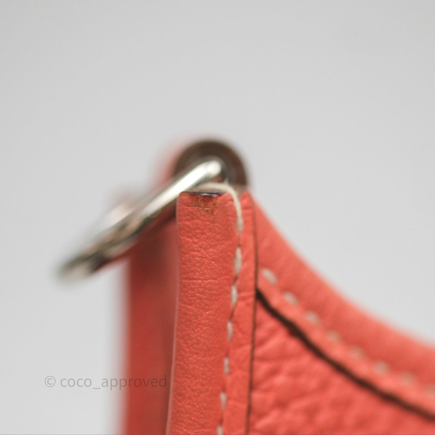 Hermès Mini Evelyne 16 Crevette L5 Clemence Palladium Hardware
