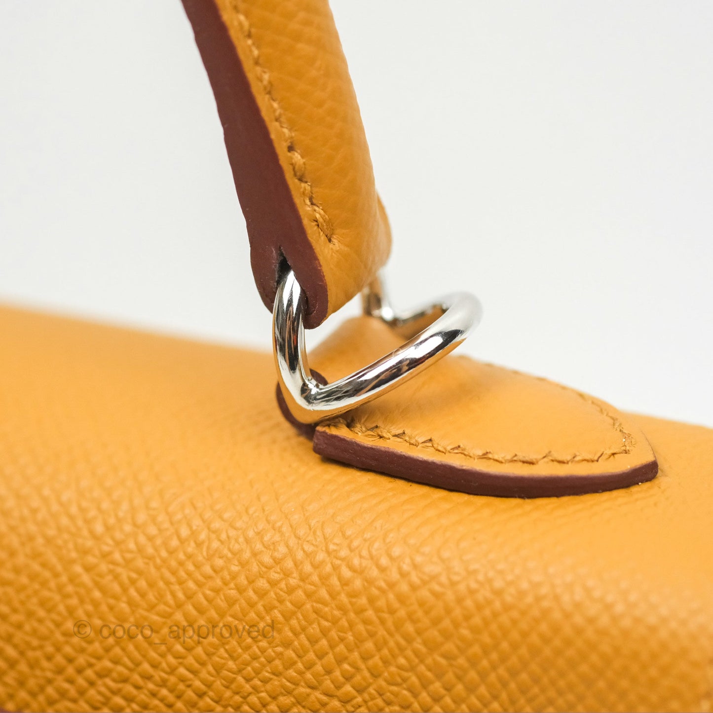 Hermès Sellier Kelly 25 Sesame 2S Epsom Palladium Hardware