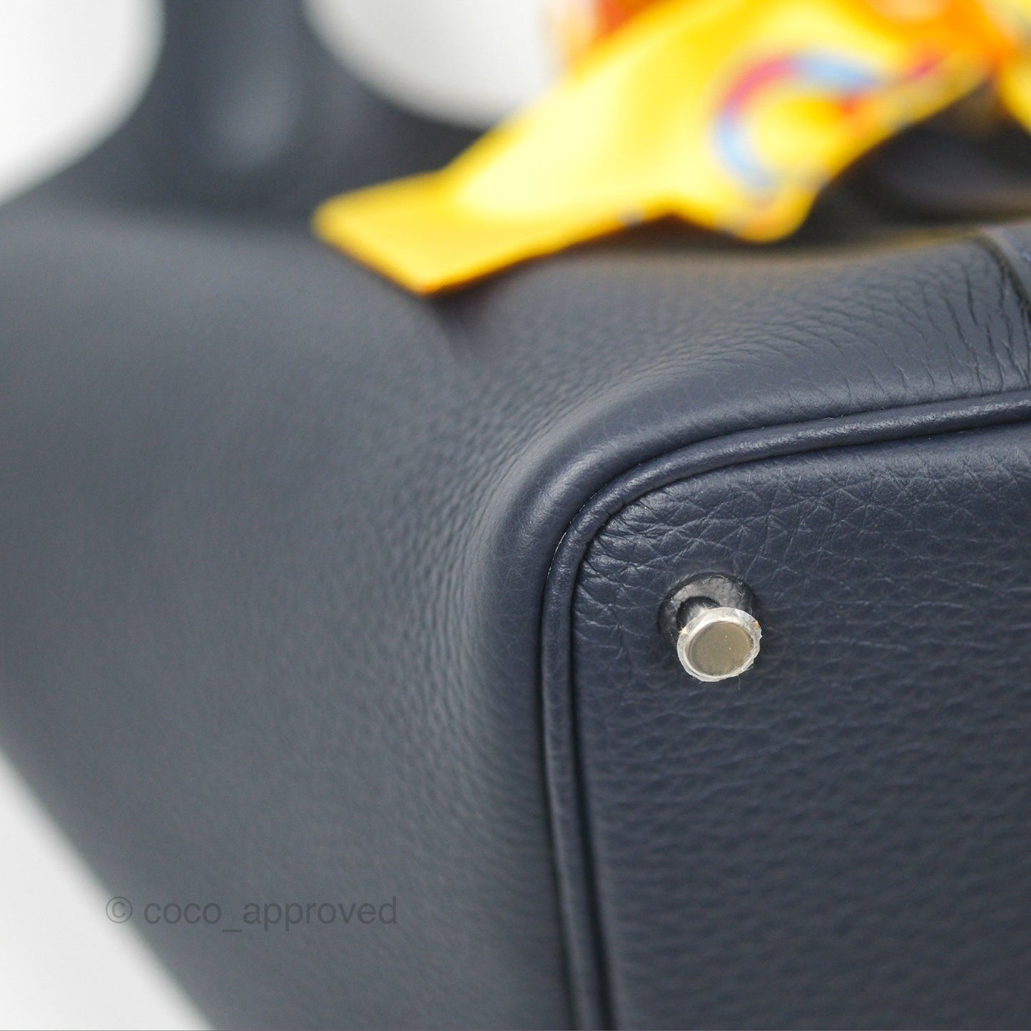 Hermès Picotin 18 Lock Bleu Nuit 2Z Palladium Hardware