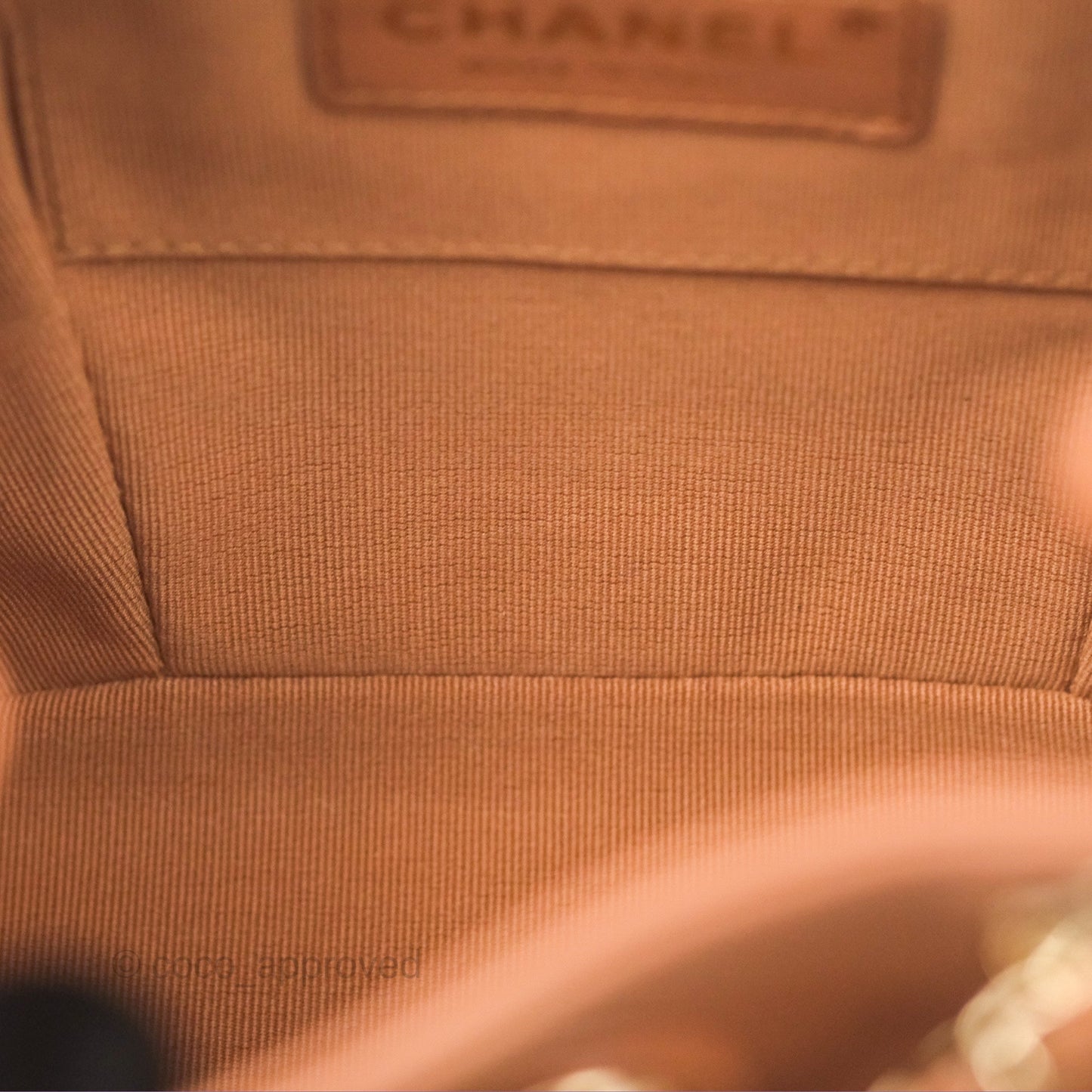 Chanel Small Duma Drawstring Backpack Camel Calfskin 24P