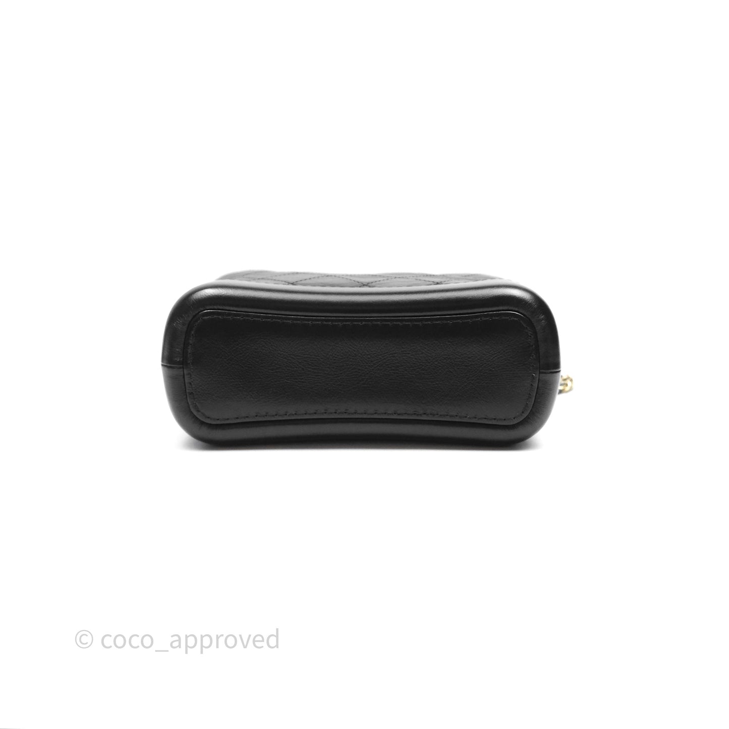 Chanel Small Gabrielle Hobo Quilted Black Aged Calfskin