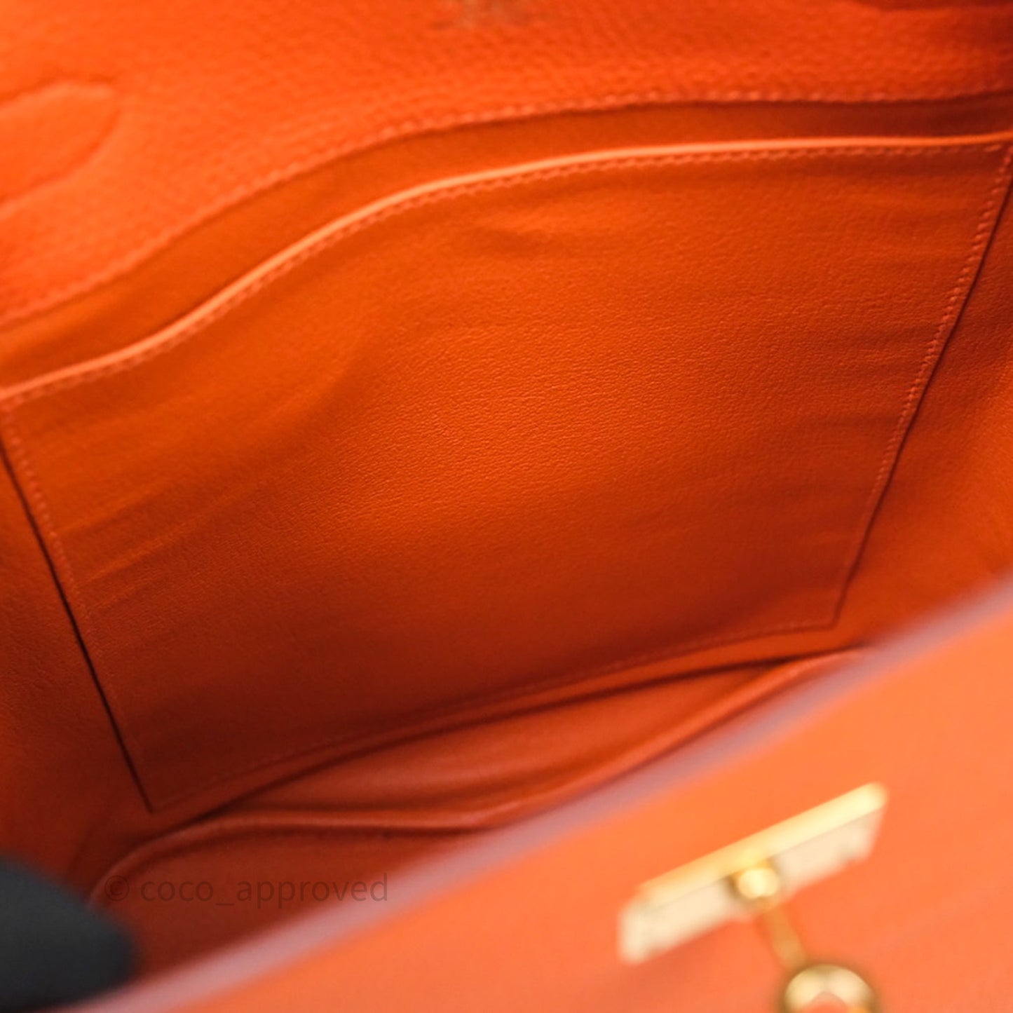 Hermes Kelly So Orange Togo Gold Hardware