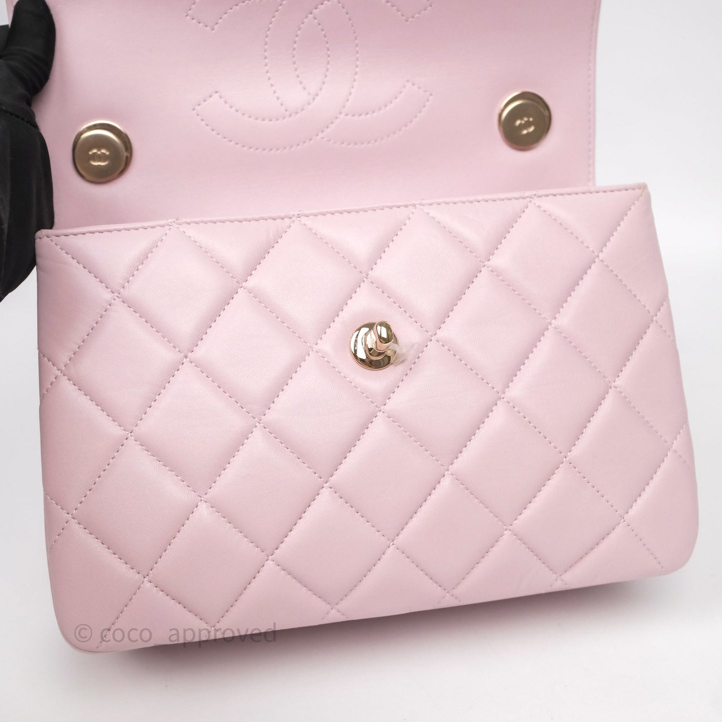 Chanel Small Trendy CC Lilac Lambskin Gold Hardware