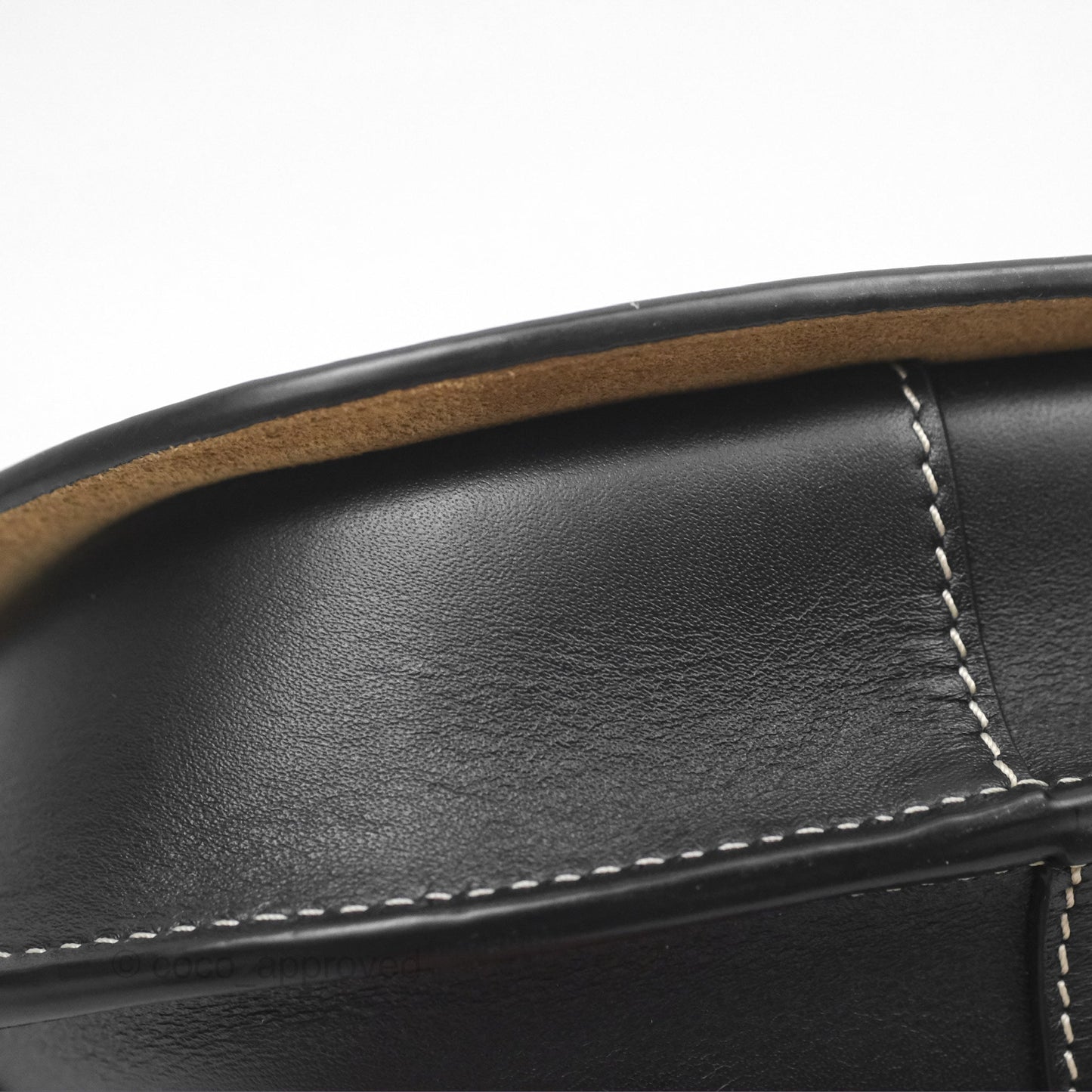 Loewe Mini Gate Belt Bag in Soft Calfskin Black