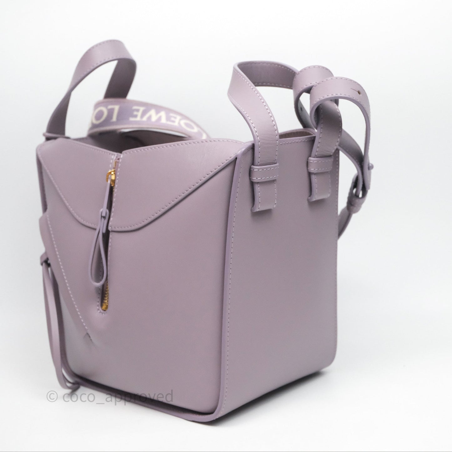 Loewe Small Hammock Shoulder Bag Calfskin Purple
