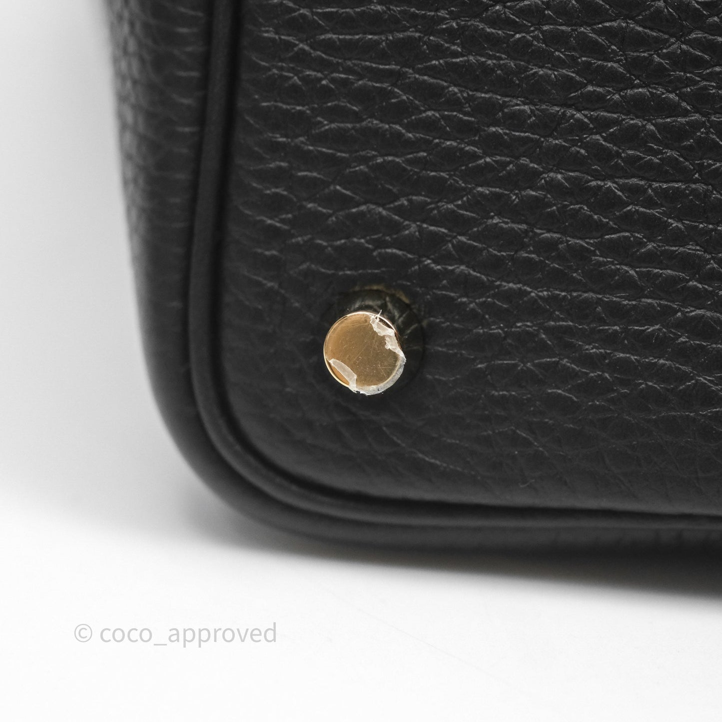Hermès Picotin 18 Black Noir 89 Clemence Gold Hardware