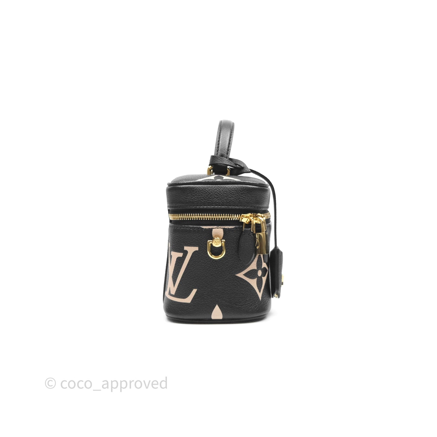 Louis Vuitton Vanity PM Empreinte Monogram Black/ Beige