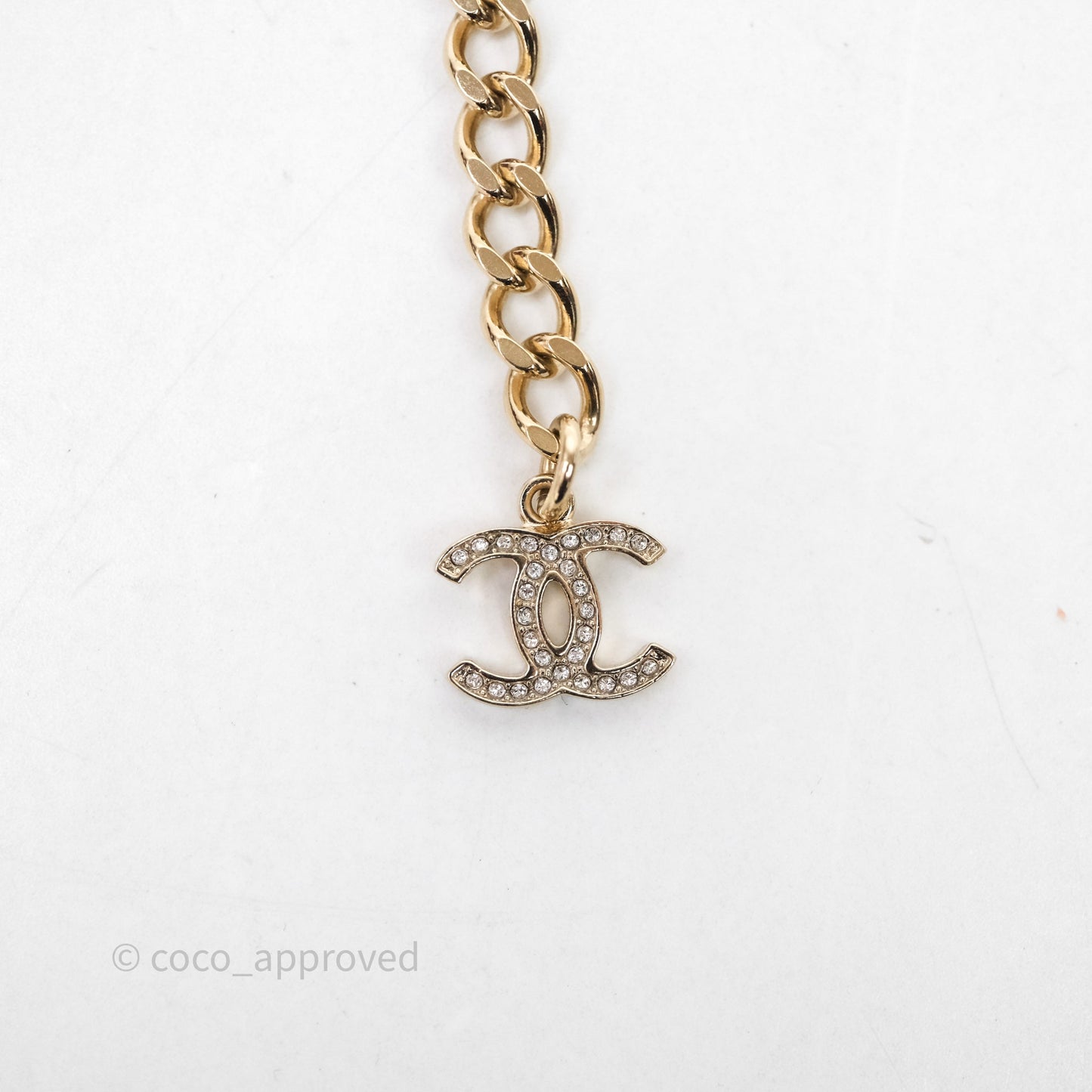 Chanel CC Leather Star Crystals Chocker 23C