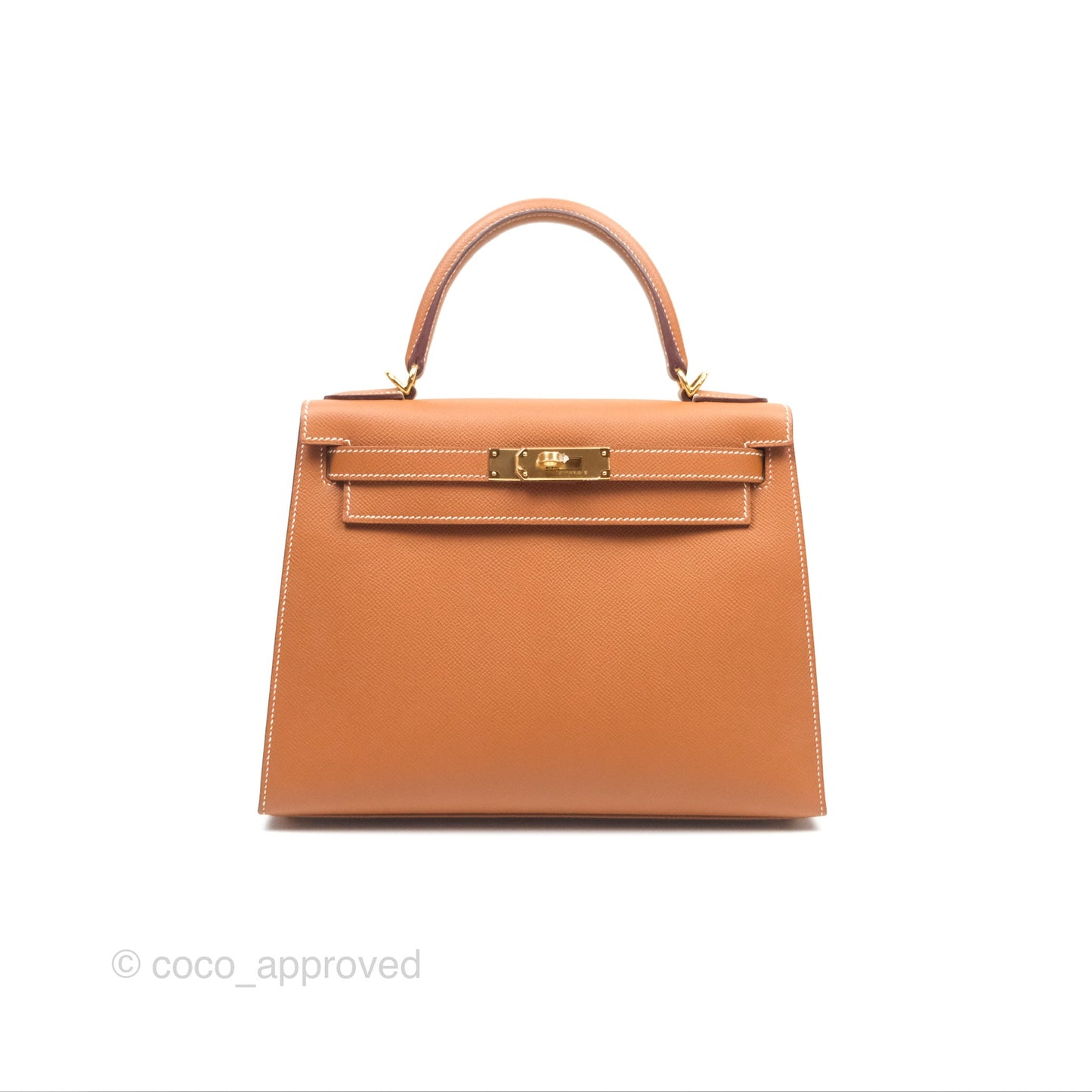 Hermès Kelly Sellier 28 Gold 37 Epsom Gold Hardware