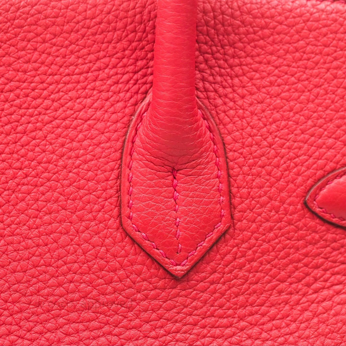 Hermès Birkin 30 Retourne Geranium D5 Togo Gold Hardware