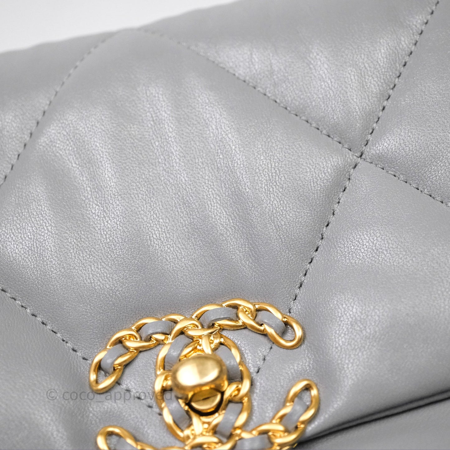 Chanel 19 Small Grey Mixed Hardware