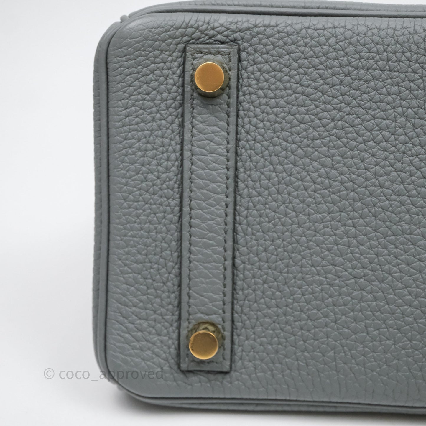Hermes Birkin 25 Vert Amande Togo Gold Hardware