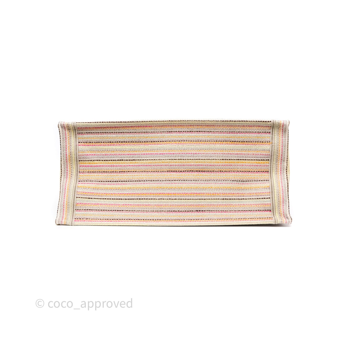 Christian Dior Medium Rainbow Book Tote Canvas