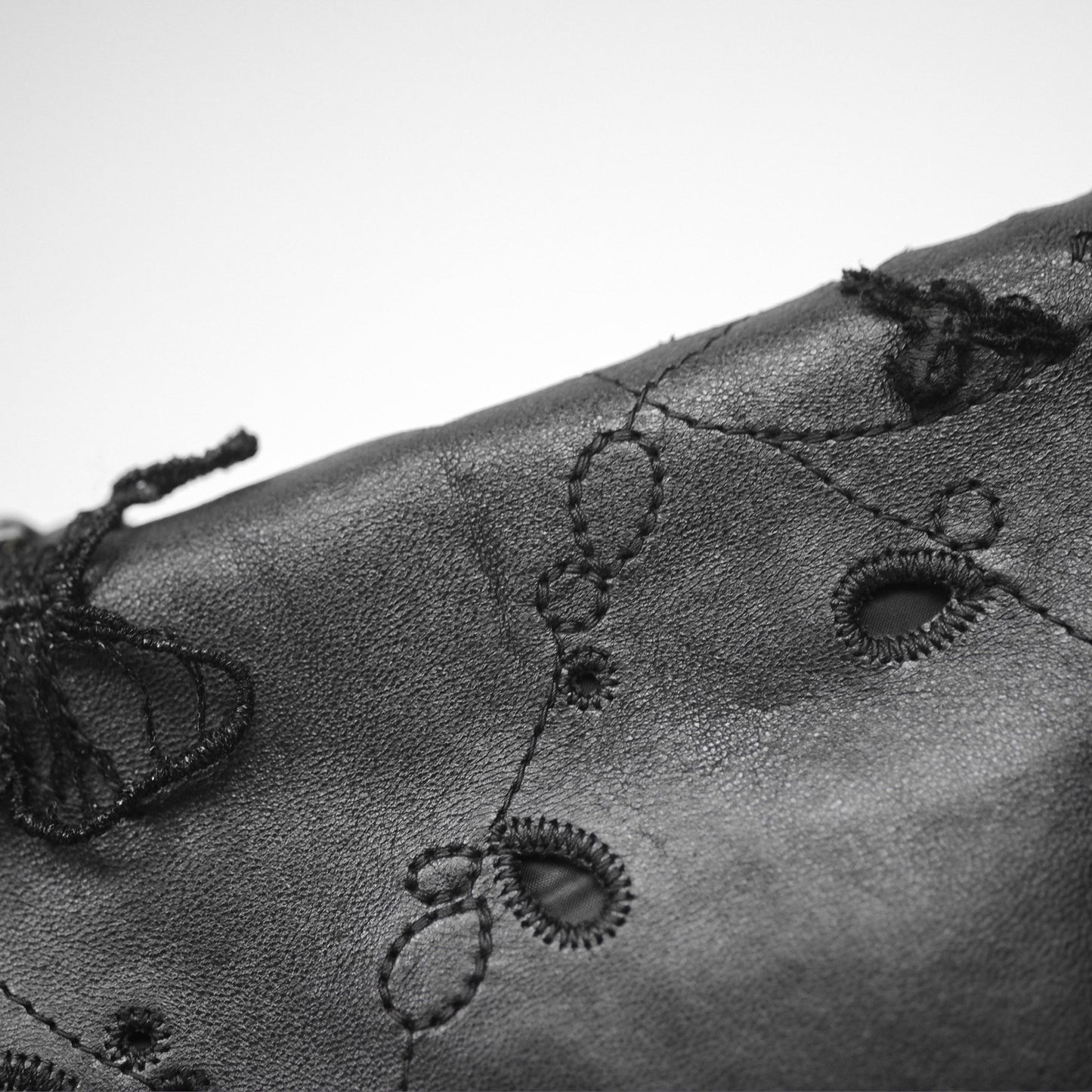 Chanel Embroidered Butterfly Flap Black Lambskin Ruthenium Hardware