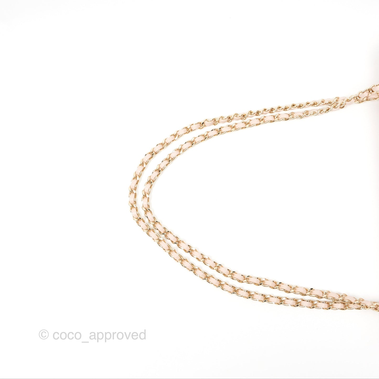 Chanel Flap Clutch With Chain Quilted Light Pink Lambskin Gold Hardware
