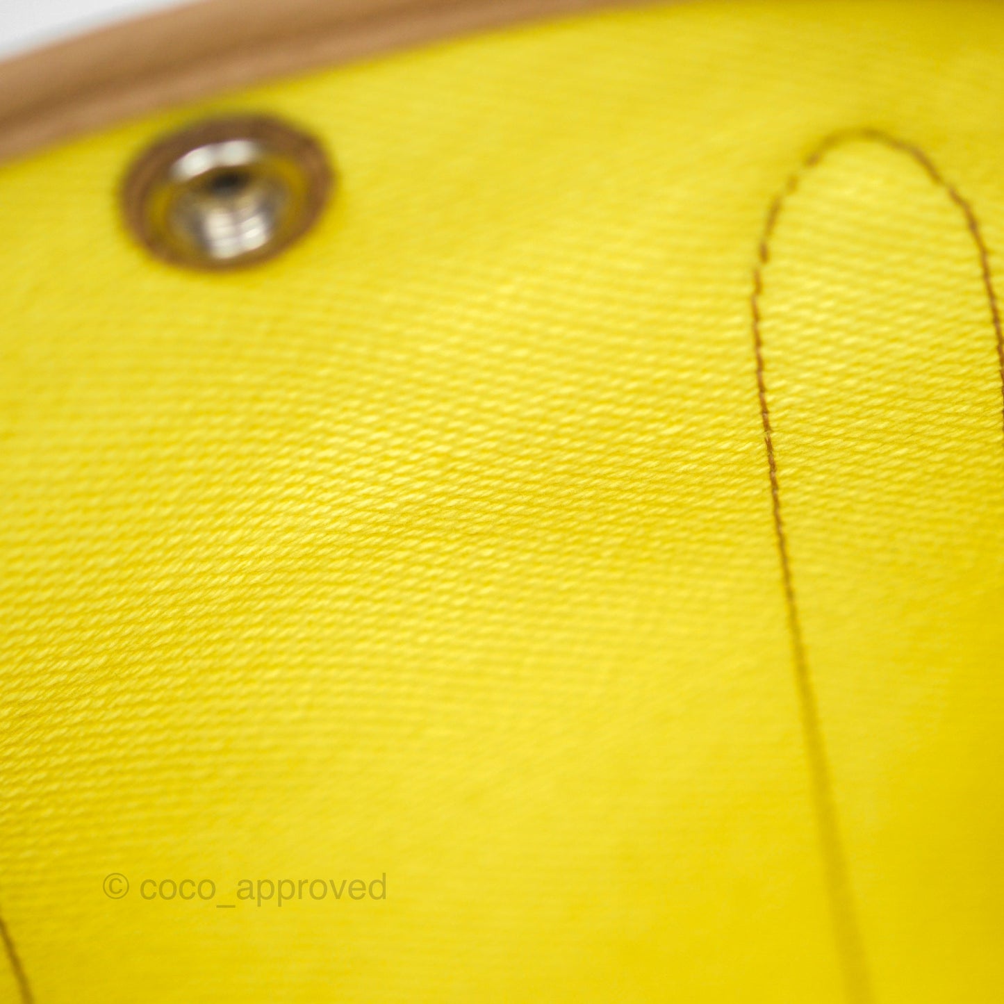 Hermès Garden Party 30 Canvas Ecru-Jaune Citron 9N/ Biscuit 48