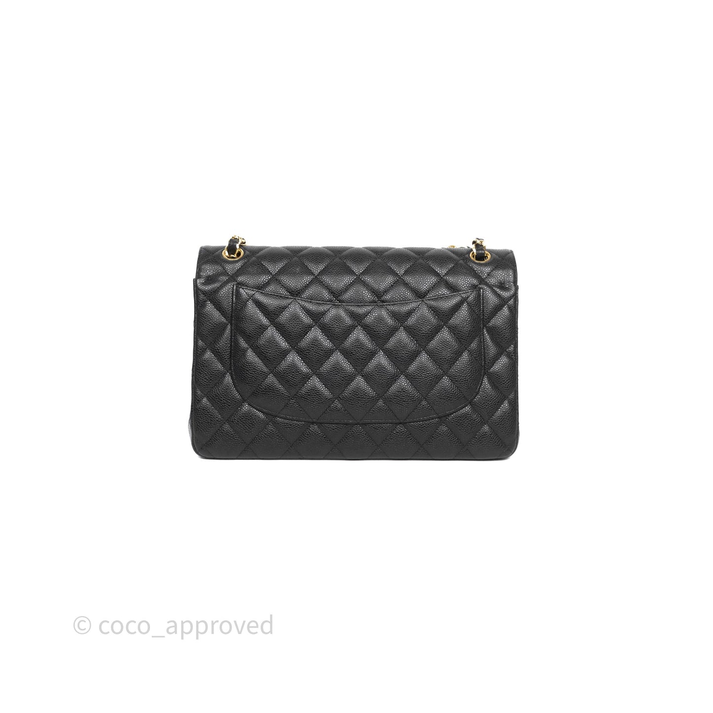 Chanel Jumbo Double Flap Black Caviar Gold Hardware⁣⁣