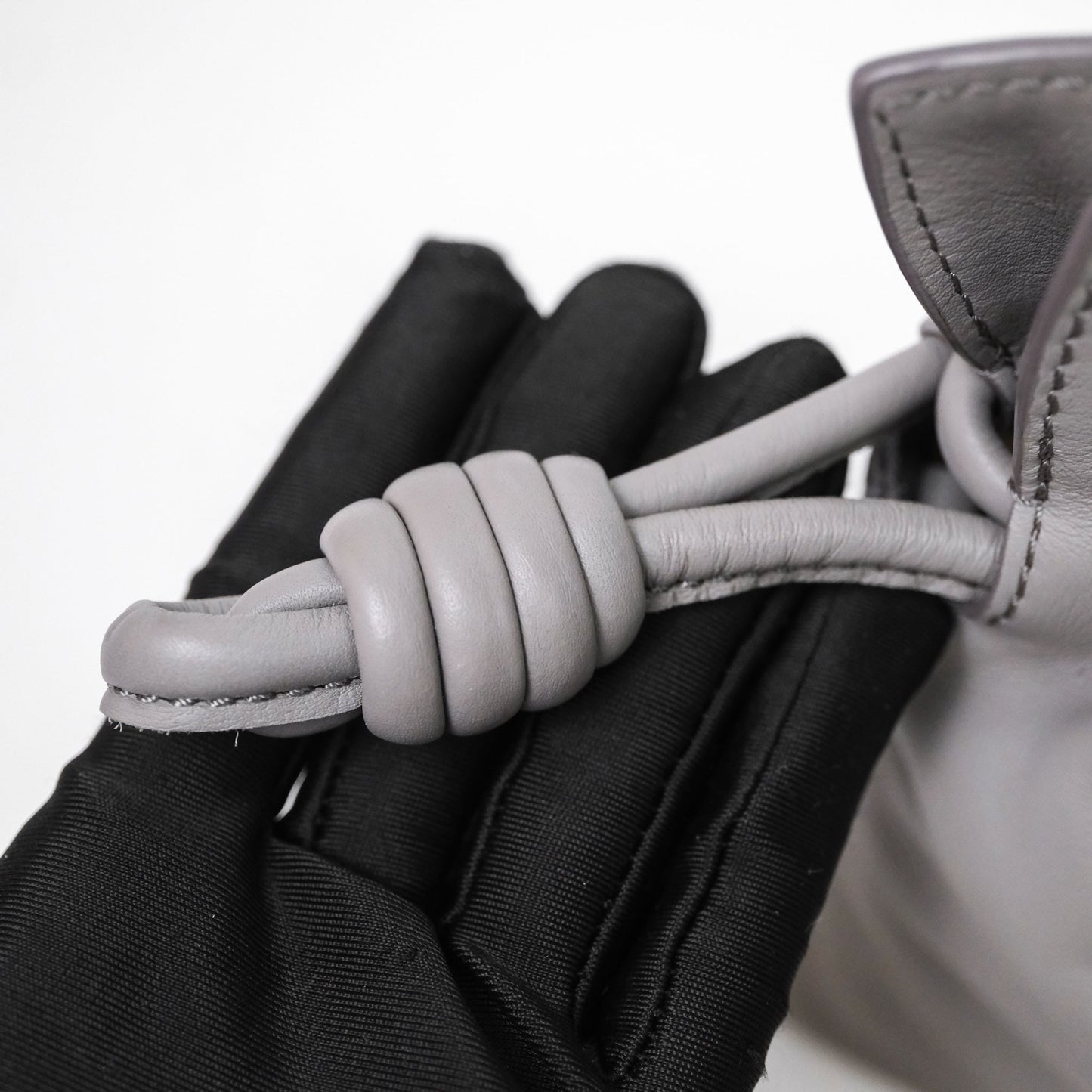 Loewe Mini Flamenco Clutch Nappa Calfskin Grey