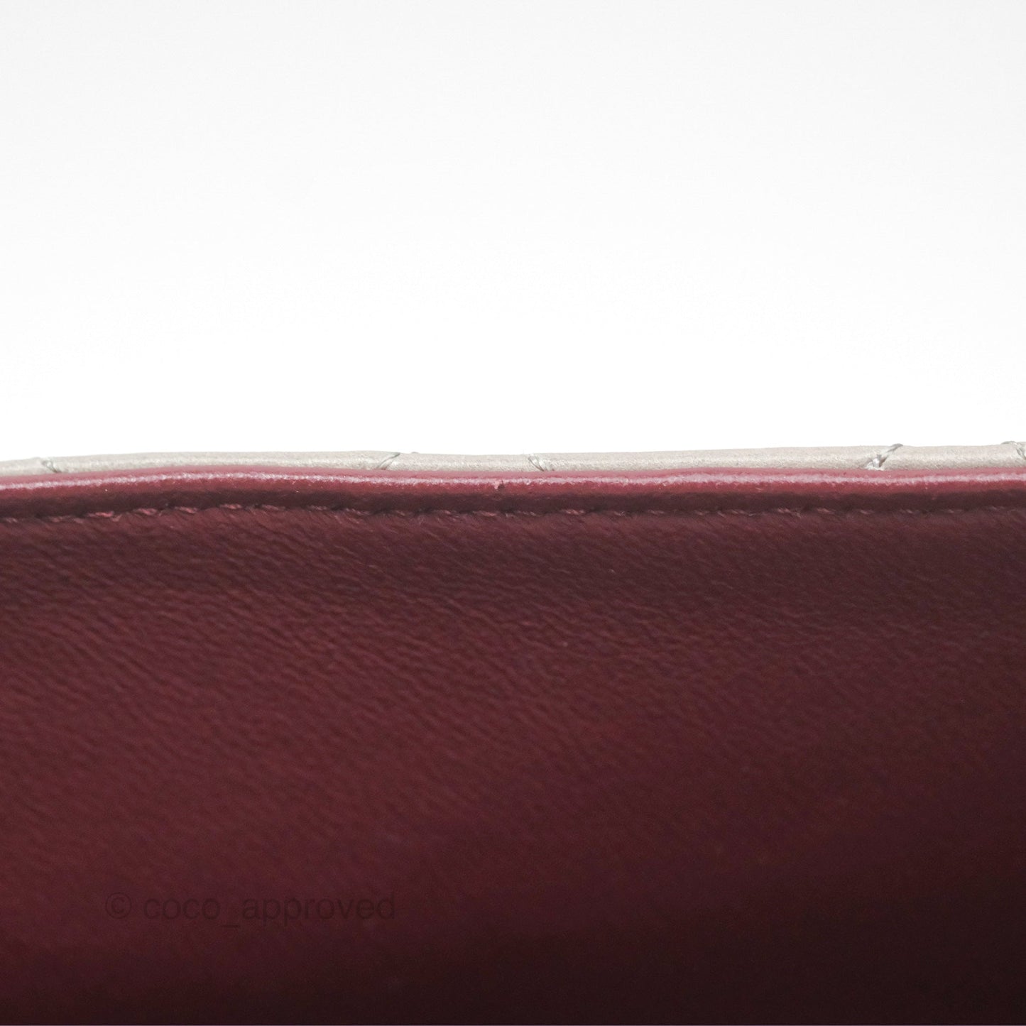 Chanel Accordion Flap Bag Taupe Crinkled Glazed Calfskin