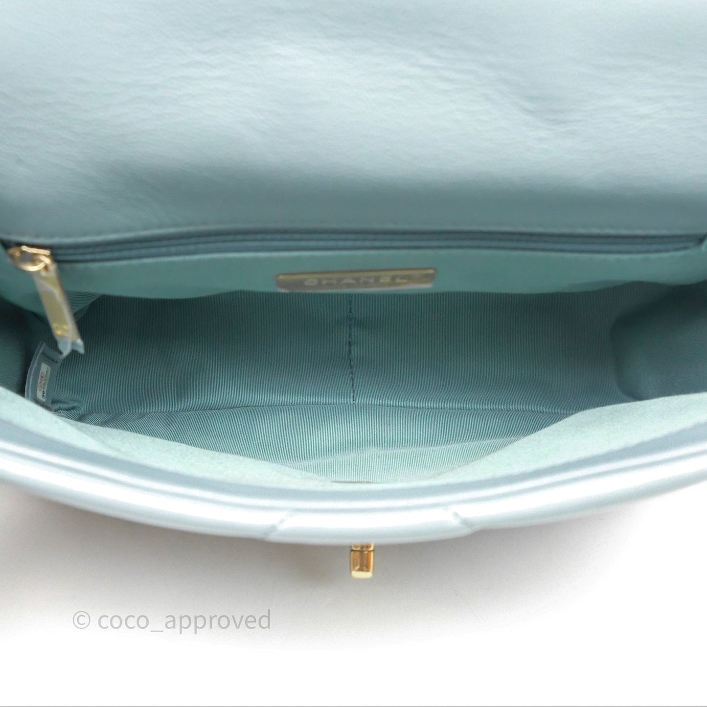 Chanel 19 Small Blue Mixed Hardware