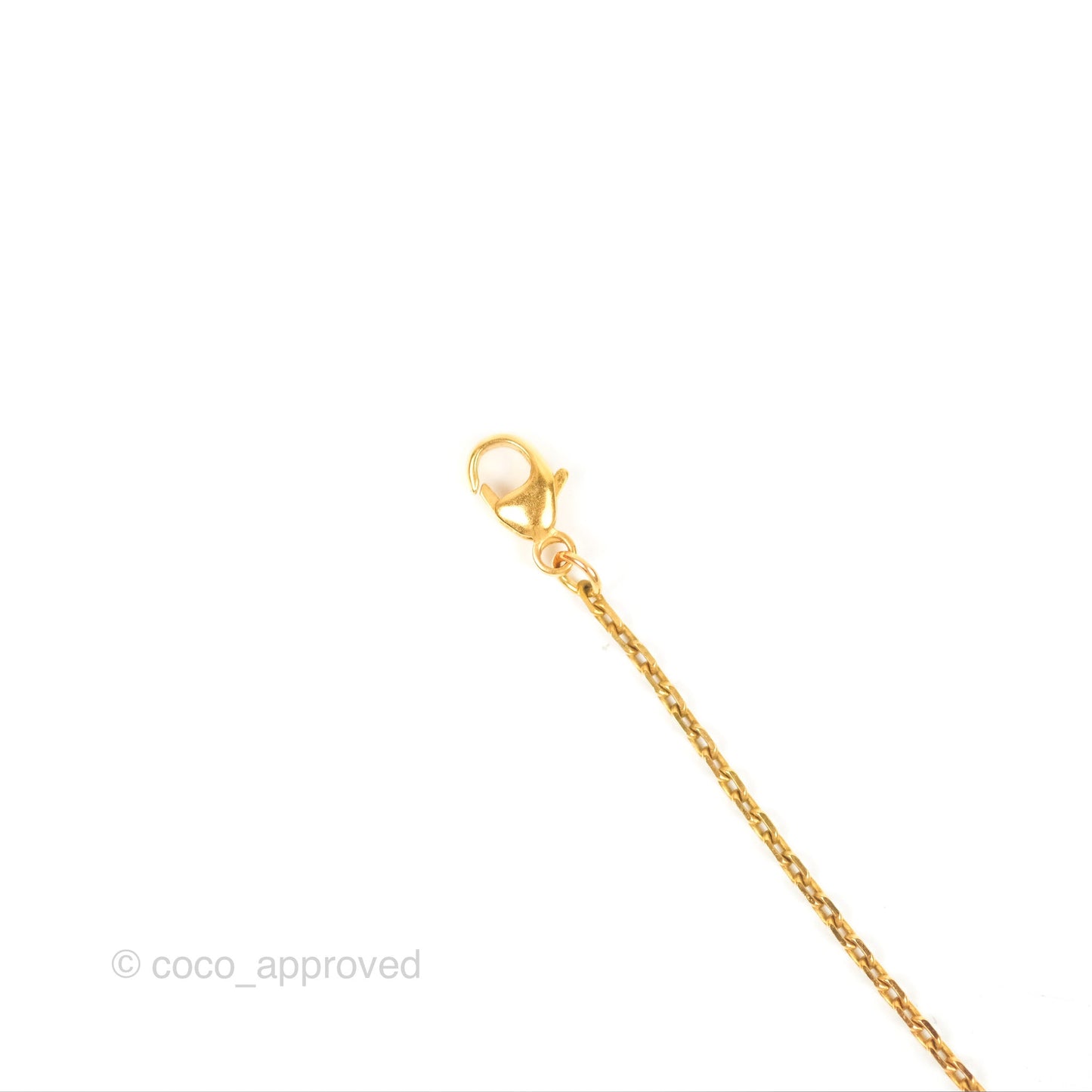 Hermès Mini Pop H Pendant Necklace White Gold Hardware