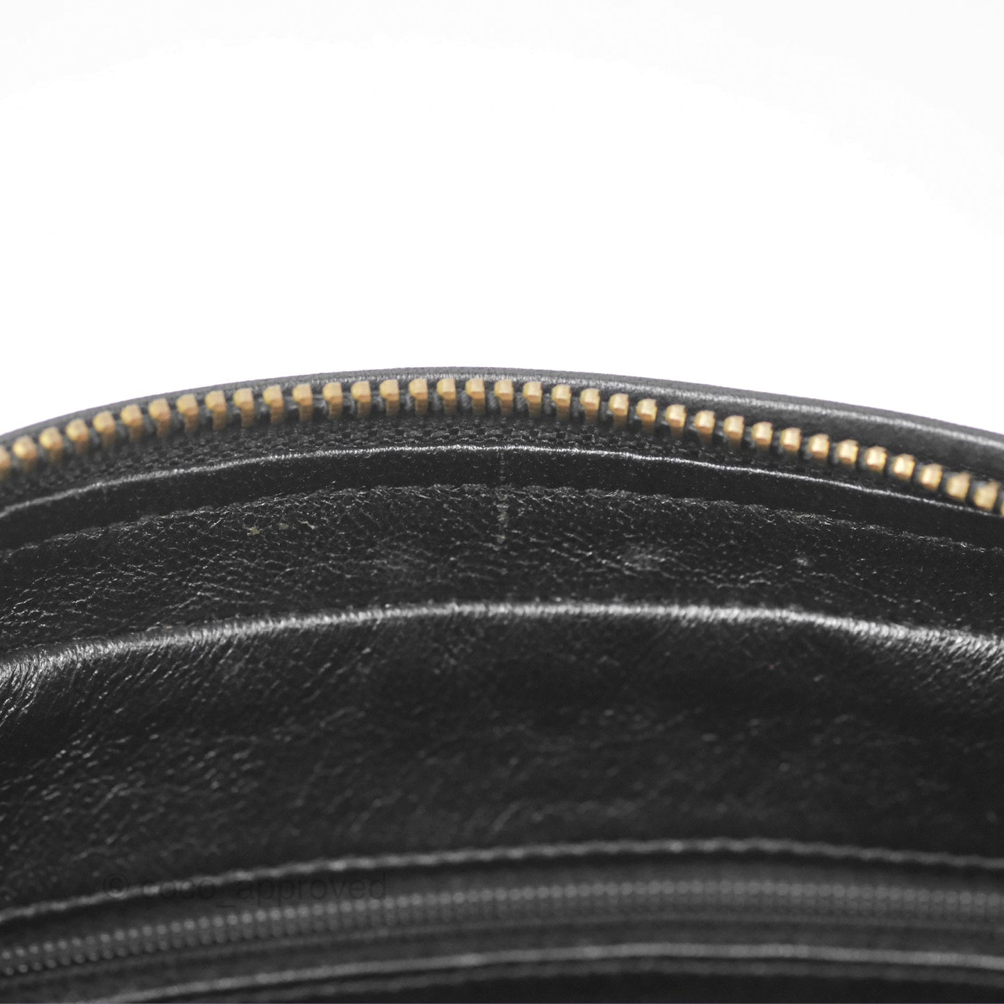 Chanel Vintage Quilted Shoulder Bag Black Lambskin Gold Hardware